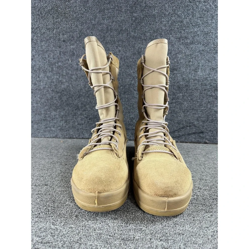 Belleville 330 DES ST Boots Mens 8.5 Beige Brown Suede Combat Work Vibram